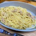 mikimoon's cooksnap of when they made オイルベースのツナパスタ.
