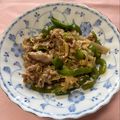 わたさな2016's cooksnap of when they made 旬のたけのこで！豚挽き肉で節約！青椒肉絲.
