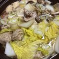 クックOX59B5☆'s cooksnap of when they made 【話題入り】鶏肉と白菜の白だし鍋.