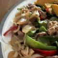 Yokchina's cooksnap of when they made スピードおかず＊牛肉とピーマンの甘辛炒め.