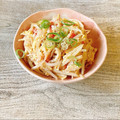 さくらん餅's cooksnap of when they made 節約☆簡単一品！カニカマと卵のもやし炒め.