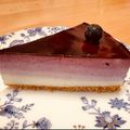 りえかもも's cooksnap of when they made ブルーベリーのレアチーズケーキ.