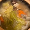 ピーナッツ子♪'s cooksnap of when they made 隠し味が決め手！鱈と舞茸の塩麹鍋.