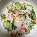 ♬のんのこ日和♬'s cooksnap of when they made ☆きゅうりとカニカマの酢の物☆.