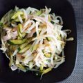すけたろ3's cooksnap of when they made 簡単副菜☆もやし胡瓜ハムのサラダ?和え物.