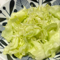 QPはにー's cooksnap of when they made 硬いレタスの真ん中は千切りにしちゃえ！.