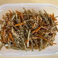 お塩と砂糖's cooksnap of when they made やわらかいきんぴらごぼう.