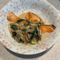 ほりあゆさん's cooksnap of when they made サーモンのムニエル ☆濃厚クリームソース.