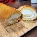 ママうさこ's cooksnap of when they made HMでロールケーキ、立体ケーキ用スポンジ.