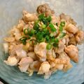 アビーゲイル's cooksnap of when they made 鶏ひざ軟骨の梅肉ぽん酢和え.