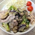 クッキン坊主's cooksnap of when they made 豚肉となすとブロッコリーのウェイパー炒め.