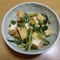55才のおじさん's cooksnap of when they made 小松菜と厚揚げの煮浸し.