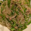 クックBQIYPU☆'s cooksnap of when they made 簡単　ピーマンと豚ひき肉の春雨炒め.