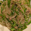 クックBQIYPU☆'s cooksnap of when they made 簡単　ピーマンと豚ひき肉の春雨炒め.