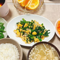 ぶっひぶひ's cooksnap of when they made 豚ばら肉とニラの和風玉子炒め.