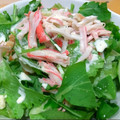 ちーまぐ's cooksnap of when they made レタスと竹輪とカニカマのマヨサラダ.
