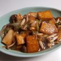気まぐれ♡雨おんな's cooksnap of when they made 焼いた厚揚げに♫しめじと長葱の和風餡かけ.