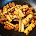 ラフロイグ31年's cooksnap of when they made ちくわとウインナーのカレーマヨ炒め.