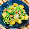 ryu☆ryu's cooksnap of when they made じゃがいもと豆苗の簡単炒め.