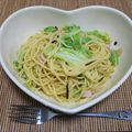 朔耶's cooksnap of when they made 春キャベツと塩昆布のパスタ.