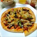 うたかた。's cooksnap of when they made プルコギ風*ピリ辛ピザ.