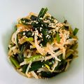 azbjbn's cooksnap of when they made 【作り置き】にらともやしのピリ辛ナムル.