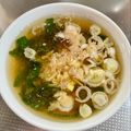 azbjbn's cooksnap of when they made 元気が出るよ♪にらとネギの味噌汁.