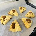 ほっぴだよ's cooksnap of when they made 天ぷら粉でつくるチョコチャンクスコーン.