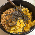 犬飼ってる's cooksnap of when they made 決めてはご飯♡ふわとろ玉子と納豆の二色丼.