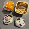 まれ子's cooksnap of when they made ドラえもん＆のび太＆ミニドラ弁当.