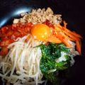 うたかた。's cooksnap of when they made フライパンでやみつきビビンバ☆.