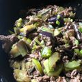 れんげにゃにゃ's cooksnap of when they made おばけきゅうりと茄子のそぼろ炒め.