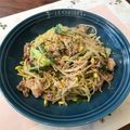こつゆ514's cooksnap of when they made 肉入りもやし蒸し焼きそば.