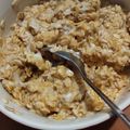 見習いPしんいち☆'s cooksnap of when they made 簡単レンジ朝食/半熟卵オートミール.