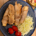 まいまい812's cooksnap of when they made チーズがとろ～り☆ちくわの豚肉巻き.
