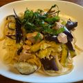 さすらい's cooksnap of when they made 冷凍うどん＆レンジで茄子とツナの冷うどん.