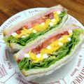 YCHキッチン's cooksnap of when they made たまごとBLTのサラダサンドイッチ.