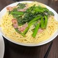 らむちゃんの中の人's cooksnap of when they made アスパラ菜とベーコンのパスタ.