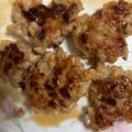 しんのすけnyao's cooksnap of when they made 鶏胸肉と玉ねぎの唐揚げ風味の落とし焼き♪.