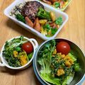 ルぴあ's cooksnap of when they made かぼちゃとほうれん草の練り胡麻和え♪.