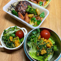 ルぴあ's cooksnap of when they made かぼちゃとほうれん草の練り胡麻和え♪.