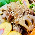 U☆kaoru's cooksnap of when they made 旨シャキ♪豚コマ肉とレンコンの甘辛炒め.