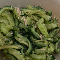 ﾌﾞﾚﾝﾀﾞ's cooksnap of when they made ゴーヤの切り方.