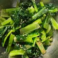 シンフォニア's cooksnap of when they made 材料は小松菜のみ！簡単で激うまナムル♪.