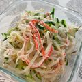 Faiza's cooksnap of when they made もやしとカニかまのコンソメサラダ.