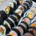 ❤️かわだん❤️'s cooksnap of when they made 変わり恵方巻エビフライタルタルソース巻き.