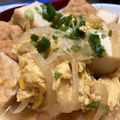Kちやん☺'s cooksnap of when they made 節約簡単！麺つゆで絹厚揚げの卵とじ.