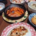 ひっこ's cooksnap of when they made ☆付け合わせに☆人参のオリーブオイル焼き.