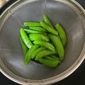 bebene's cooksnap of when they made 美味しいスナップえんどうの茹で方.