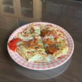 Kayo's cooksnap of when they made じゃがいもとハムのガレット.